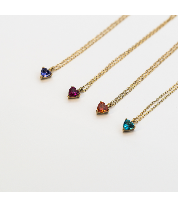 Collar Brillo Corazón