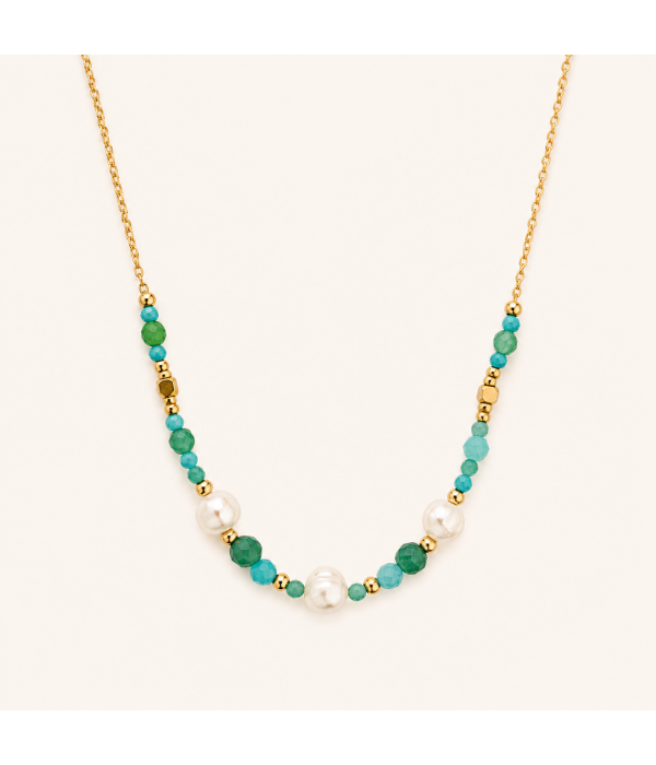Collar Perlas y Cuentas
