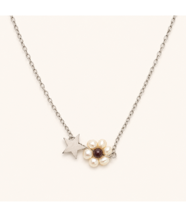 Collar Flor y Estrella