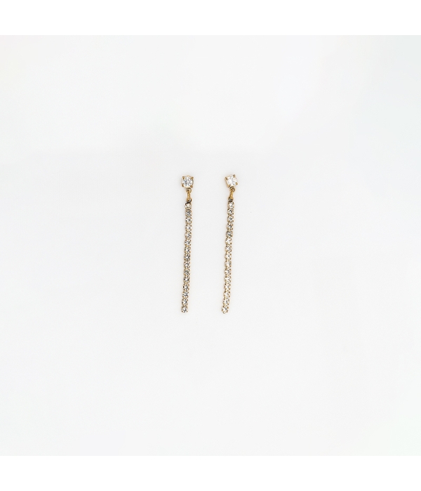 Pendiente Cadena de Brillo