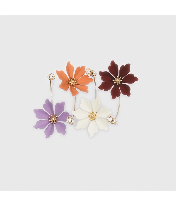 Pendiente Flor y Brillo