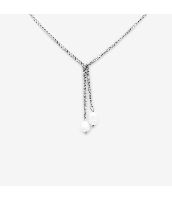 Collar Doble Perla 2