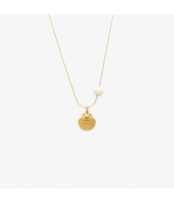 Collar Concha de Mar y Perla